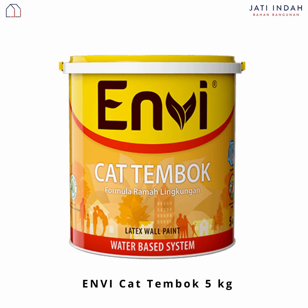 ENVI CAT TEMBOK LATEX 5 KG / CAT DINDING WANGI / INDACO