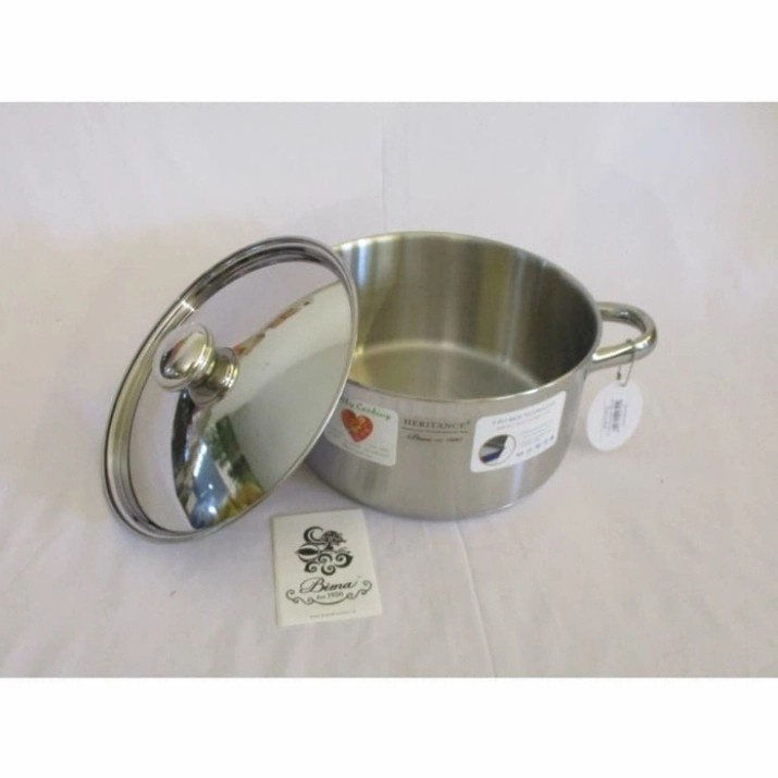 BIMA HERITANCE SAUCEPOT PANCI 28CM 8L STAINLESS INDUCTION BP121228