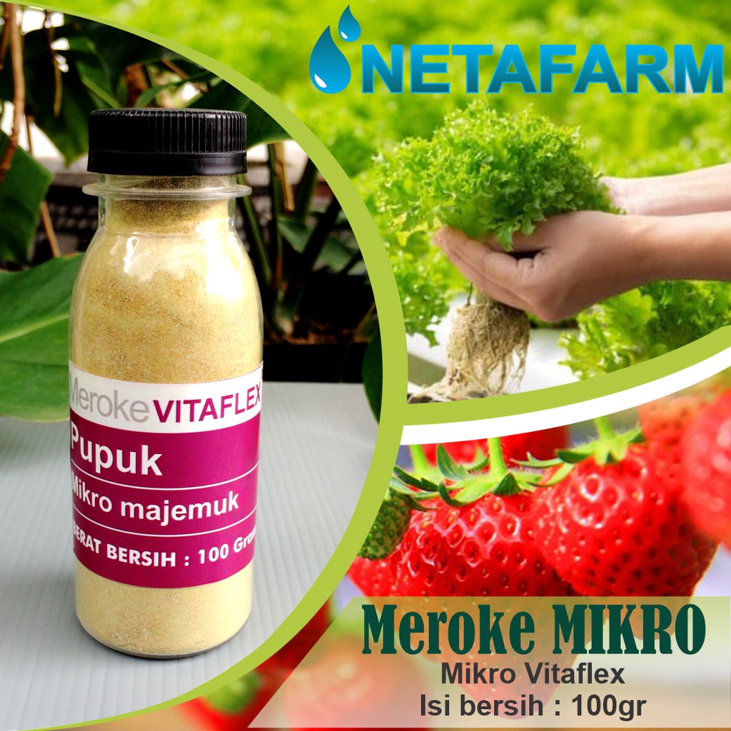 PUPUK MEROKE Mikro Majemuk VITAFLEX - Kemasan 100 gr