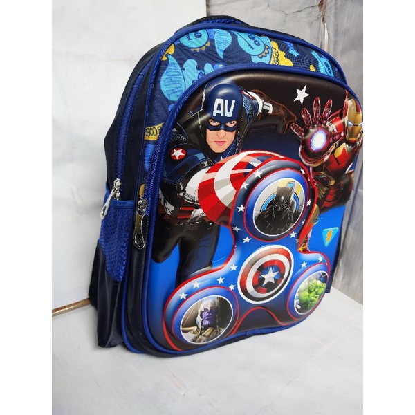 Tas import  anak cowok dan cewek Lol, kuda pony, kapten Amerika,,transformer