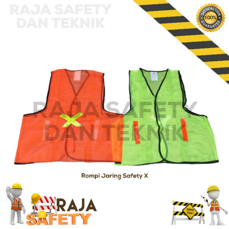 Jual Rompi Safety Jaring Murah | Rompi Proyek | Shopee Indonesia