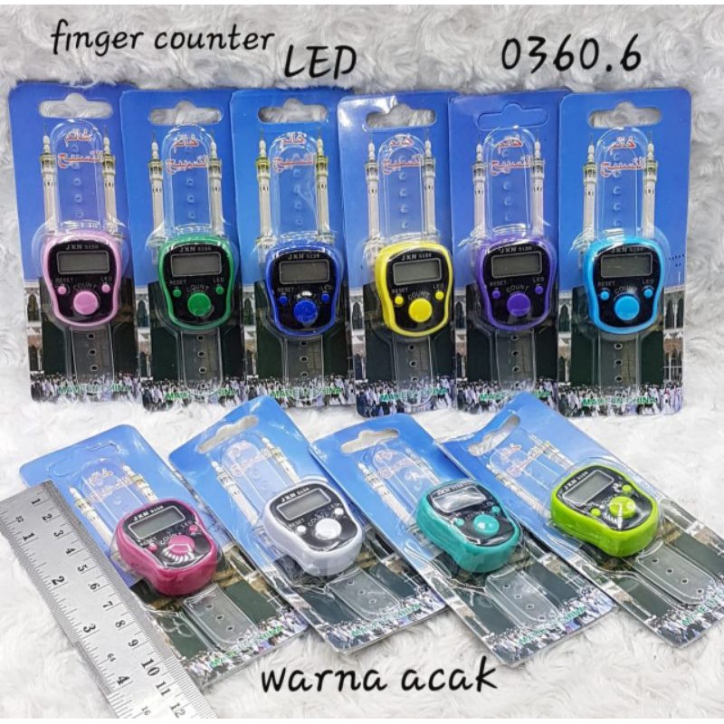 TASBIH DIGITAL FINGER COUNTER, WARNA DIKIRIM ACAK