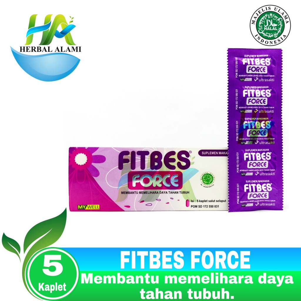 Fitbes Force Strip isi 5 kaplet - Mmelihara Daya Tahan Tubuh