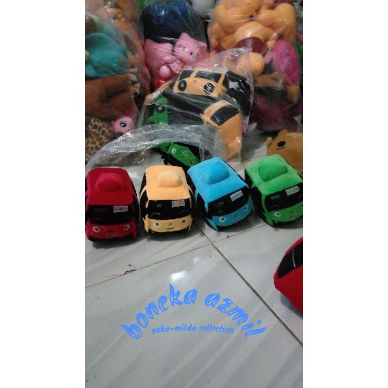 Boneka bus tayo size s ukuran 20 cm