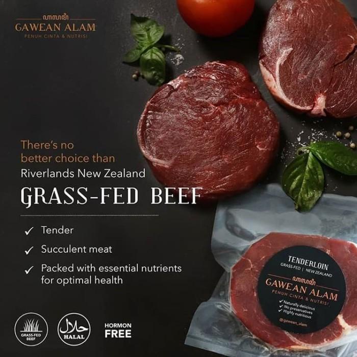 

Steak | Nz Grass-Fed Tenderloin - Daging Sapi Tenderloin - Steak Cut (200Gr)