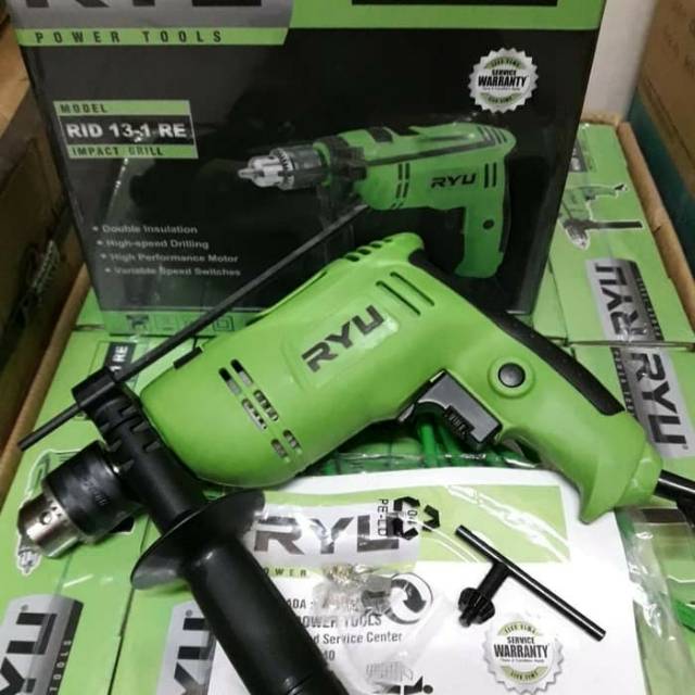 Mesin Bor Ryu 13mm Atau Impact Drill 13mm Ryu By Tekiro Type Rid 13 1re Shopee Indonesia