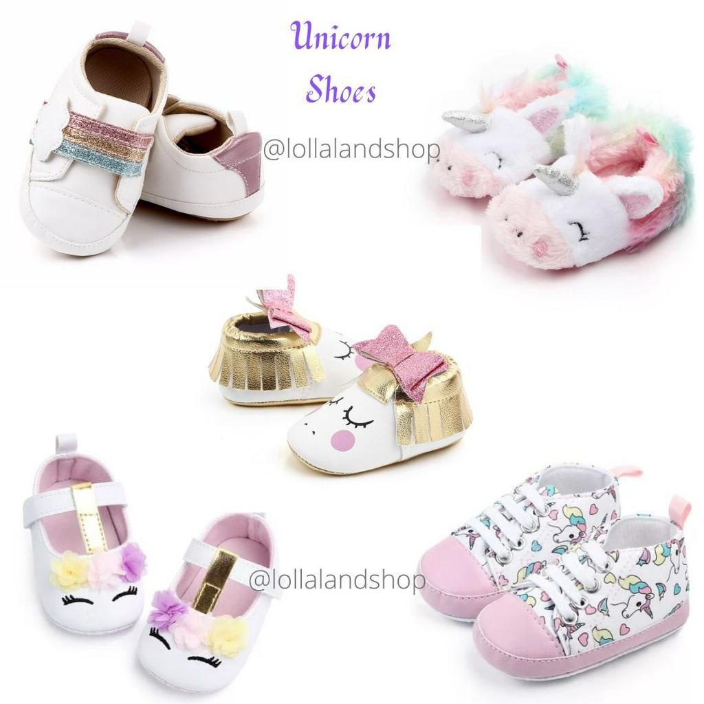 Unicorn Bayi Imut Sepatu Unicorn Sepatu Bayi Imut Baby Prewalker Shoes LOLLALAND