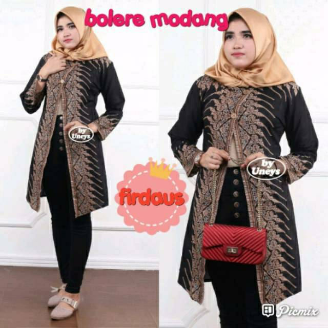 Paling Murah Bolero Modang Outer Batik Wanita Formal Cantik Murah Seragam xz1wO5CyozEMkg