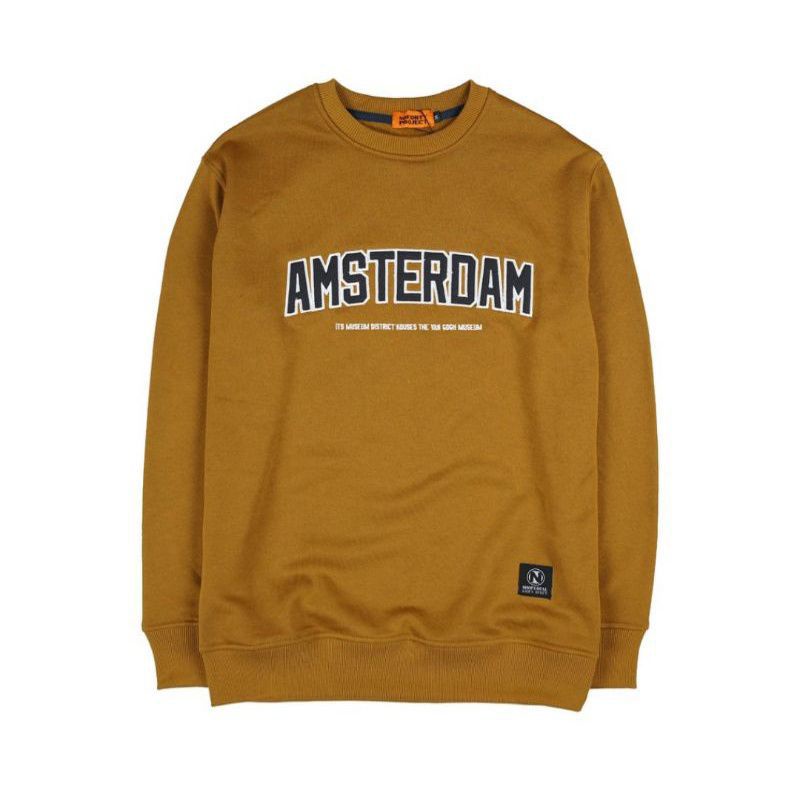 Nwd-Sweater Amsterdam Kuning Best Quality High Premium / Crewneck Jerusalem Hitam Full Tag / Jaket Sweater Tokyo Premium / Cn New York City