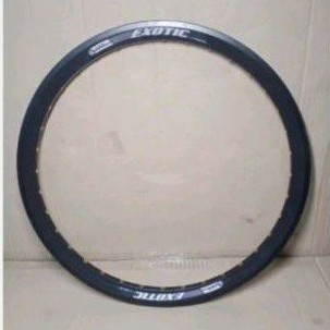 Velg rims rim 20 murni 406 Exotic ET 522 36 hole double wall alloy Sepasang for sepeda lipat bmx