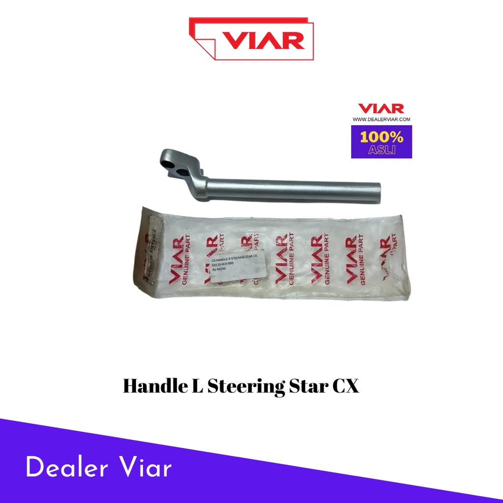 Spare Part Viar stang sebelah kiri star x STAR CX Original (CX-HANDLE L STEERING STAR CX)