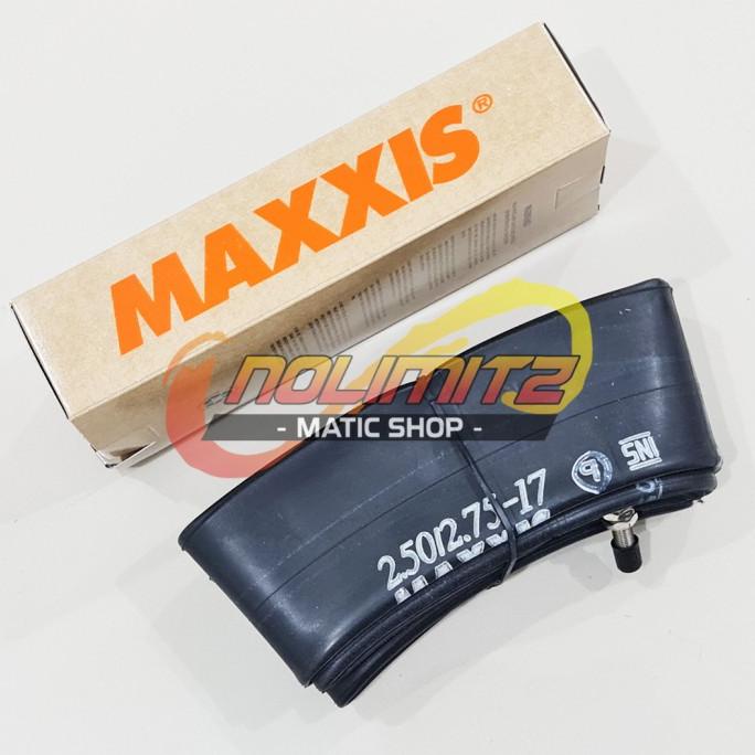 Maxxis TUBE 2.50/2.75 - 17 Ban Dalam Belakang Motor 80/90 - 17 Revo MX nolim72 Berkualitas