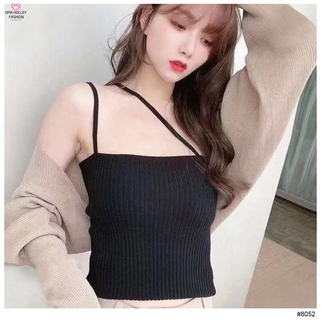 (COD) OH Fashion Loony Tank Top Korean Knitt Import #8052