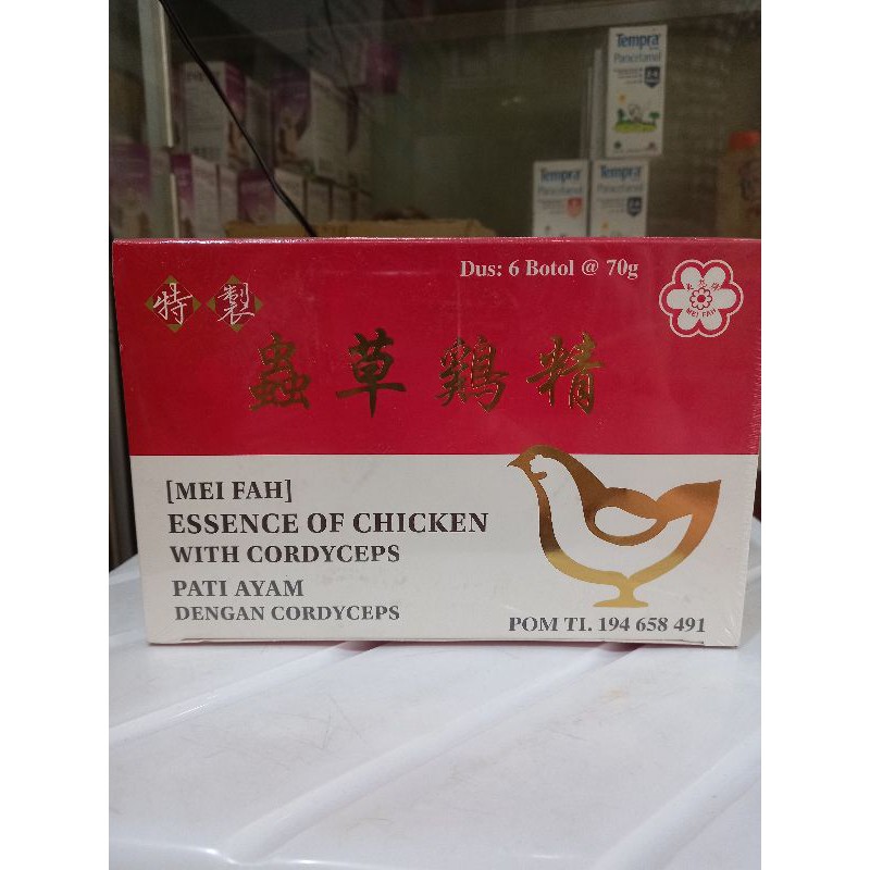 

MEi FAH Essence Of Chicken With Cordyceps ( Pati Ayam dengan Cordyceps )