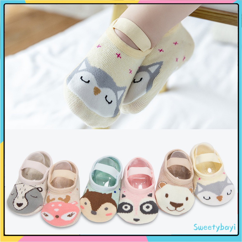 Sepatu Kaos Kaki Bayi Anak Perempuan Laki Laki  Baby Shock Shoes Perlengkapan Bayi Baru Lahir New Born Karakter