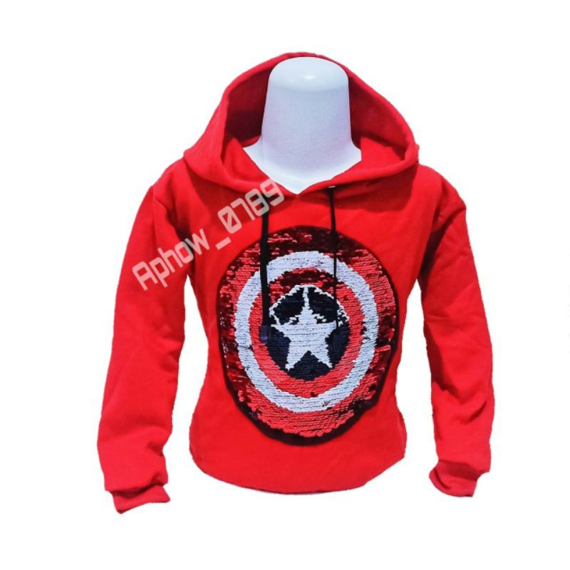 HOODIE ANAK SWETER KUPLUK KARAKTER USAP 2GAMBAR