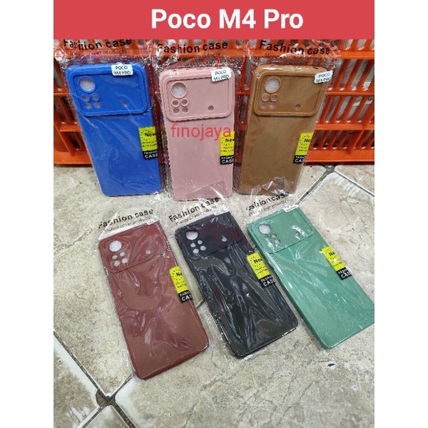 Softcase Poco M4 Pro 4G Silikon Casing Selicon Case Macaron Pelindung Pro Camera