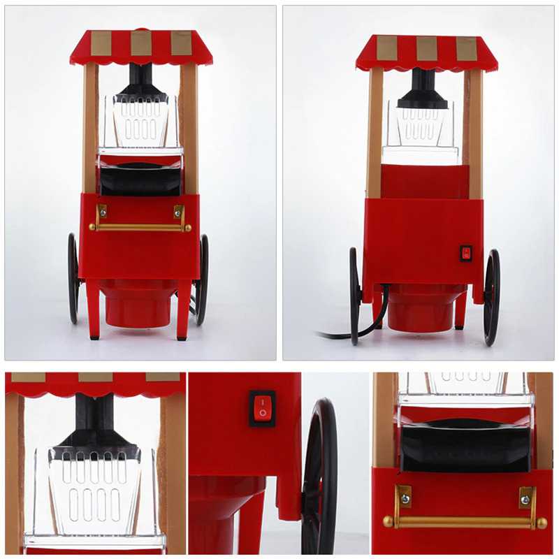 TD-DA1 Qitherm Mesin Carnival Electric Popcorn Maker Hot Air 1200W - PM-2800