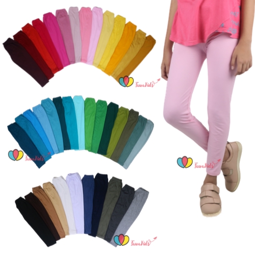 Legging Joya Size 7-8 Tahun / Leging Panjang Anak Perempuan Polos Ketat Dalaman Cewek Import Tebal