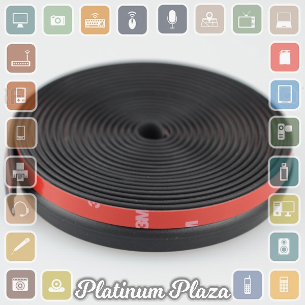 Insulation Seal Pintu Mobil 4 Meter - Black`CFR0K3-