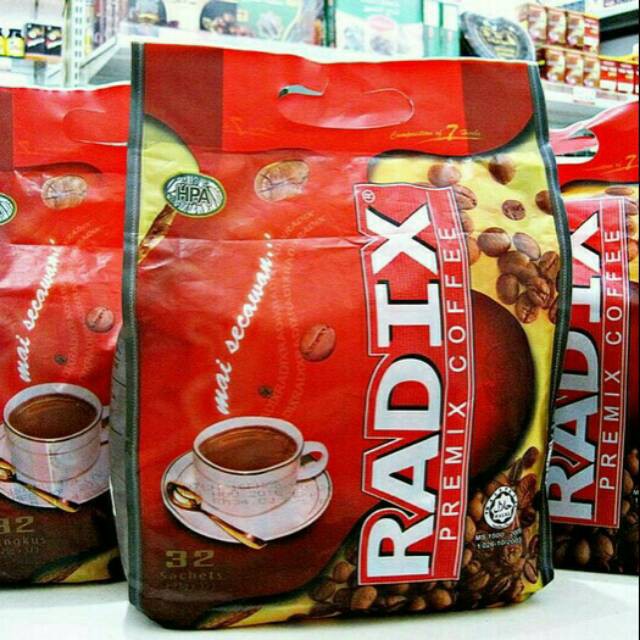 

KOPI RADIX PASCAMPURAN is 32 Sachet