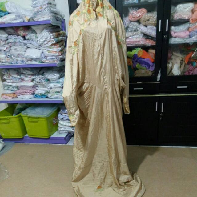 MTP892 MUKENA/RUKUH TERUSAN PARASIT BORDIR