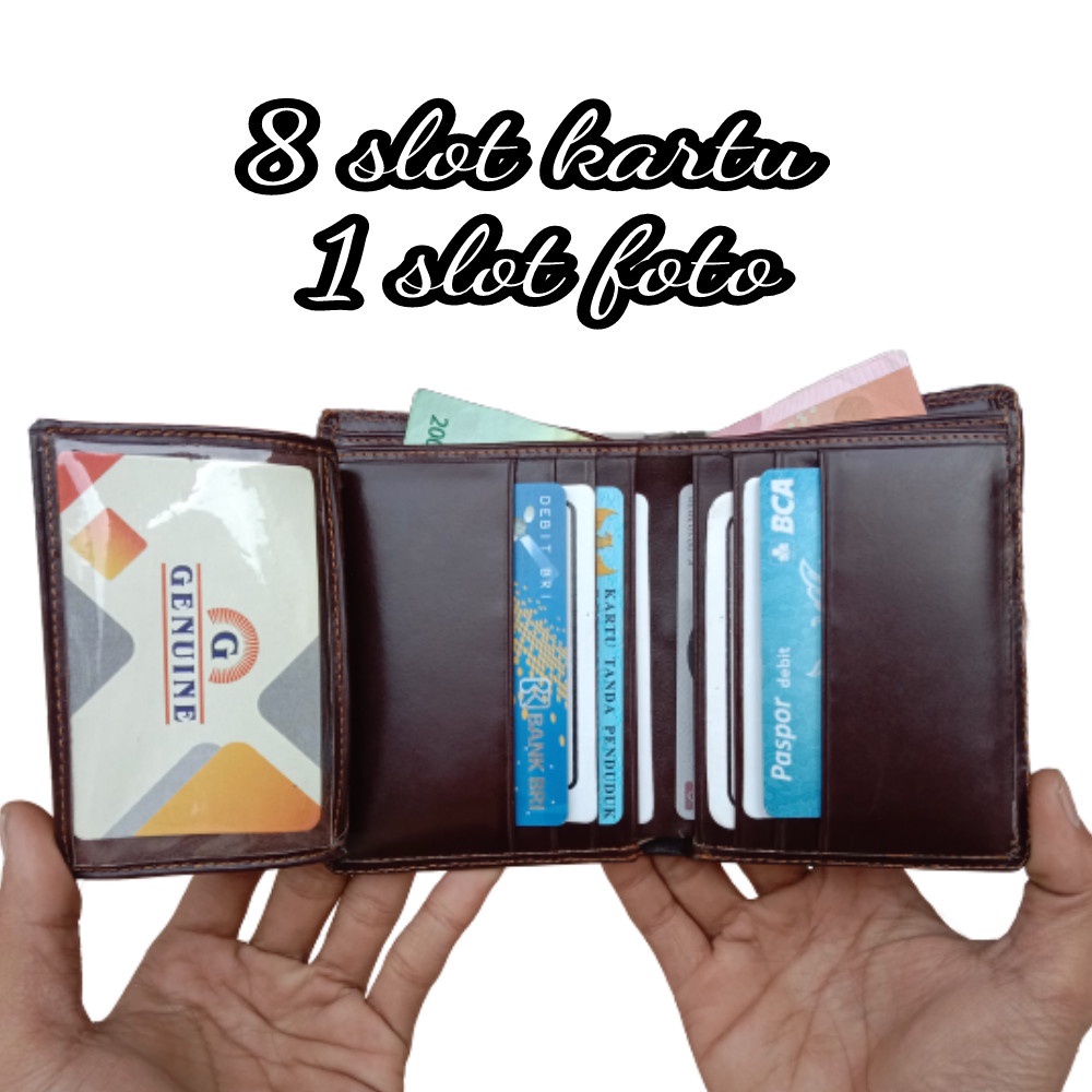 Dompet Pria Berdiri Kulit Asli / Dompet Pria Kulit Asli Model Berdiri / Dompet Pria Berdiri