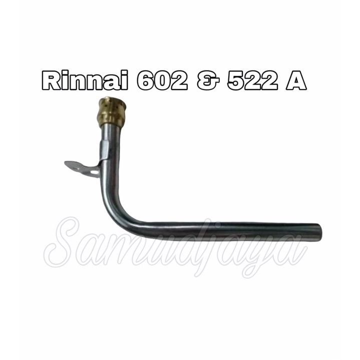 pipa cerobong burner api lilin set rinnai 602 & 522A