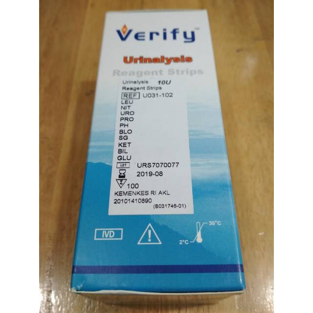 VERIFY URINALYSIS 10 DAN 3 PARAMETER ALAT TEST URIN