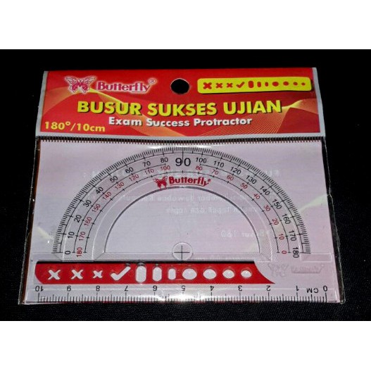 

Butterfly Penggaris Busur 180/10 cm Sukses ujian - 2 Pcs