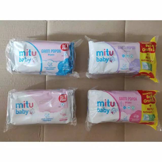 Tisu Basah Mitu 2pcs @50 Sheets