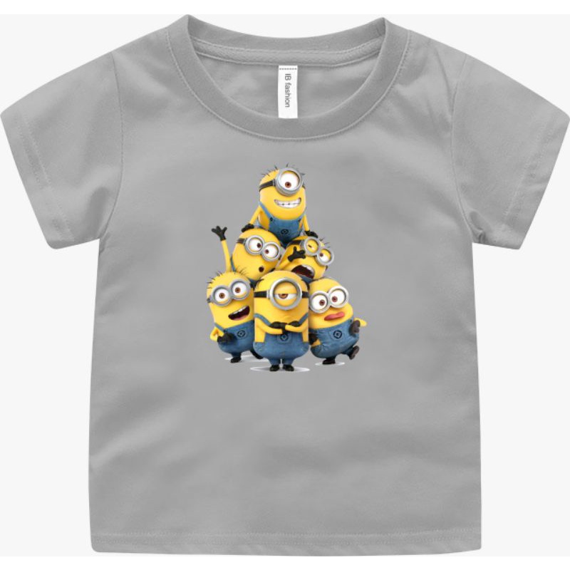 Baju Anak Laki Laki Minion Kaos Anak Murah Lengan Pendek Atasan Anak Anak Kaos Anak Cewek T shirt Anak