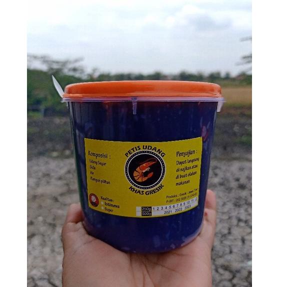 

[PRODUK QZHMY] (Berat bersih 500gr) Petis udang khas Gresik kemasan 500 gram-bumbu petis-sambal petis IPE