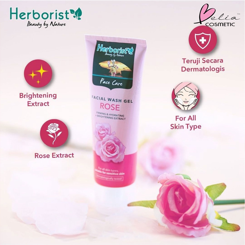 ❤ BELIA ❤ HERBORIST Rose Water &amp; Cleansing Milk | Sleeping Mask | Facial Wash | air mawar herboris