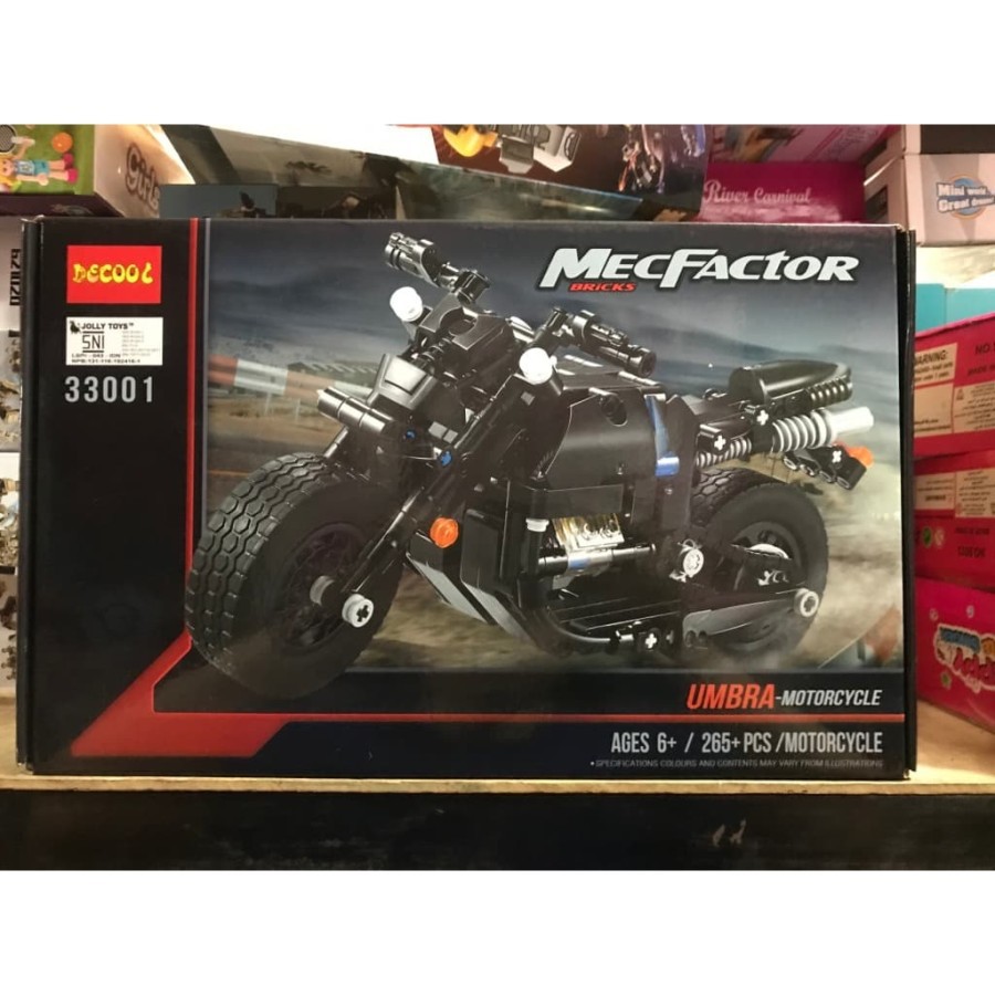 Bricks Lego Block Decool Mec Factor Umbra Motorcycle 33001