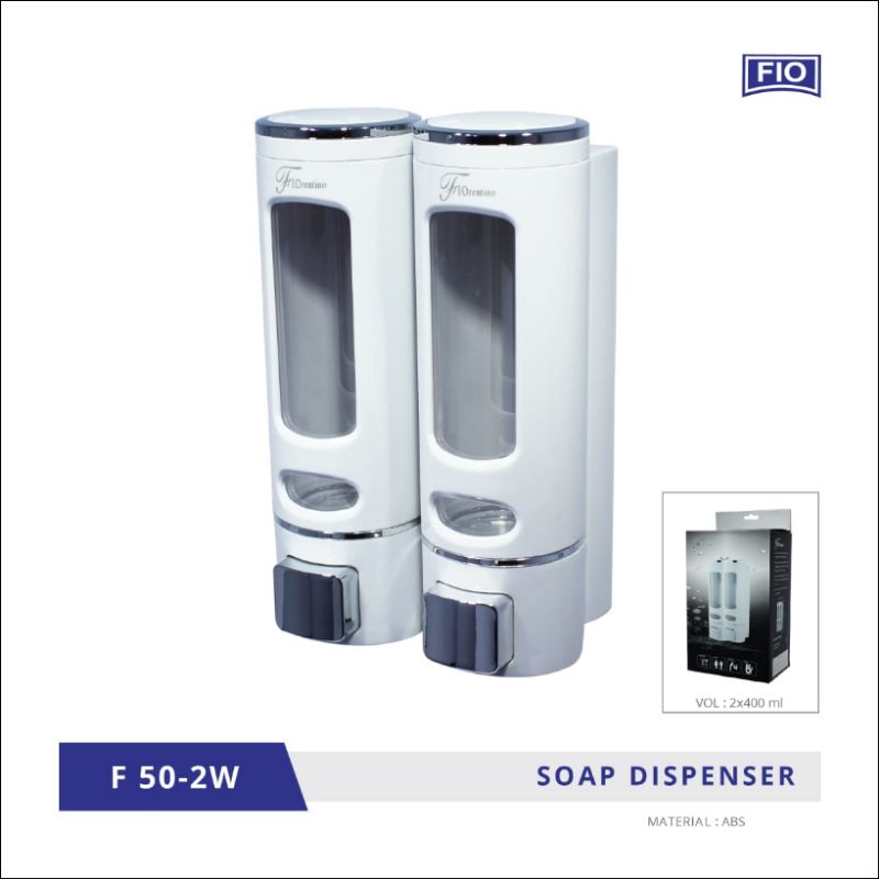 Tempat sabun cair Doubel/soap dispenser kamar mandi