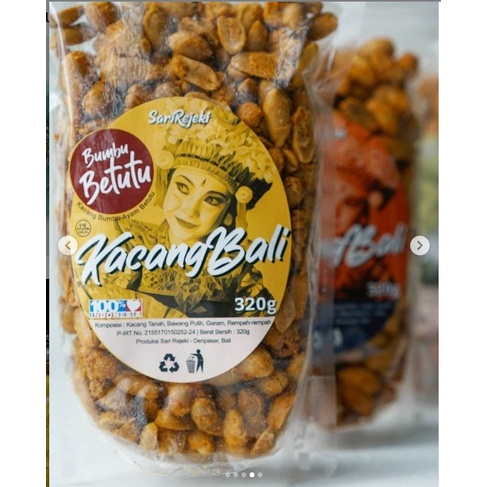 KACANG KAPRI BUMBU “SARI REJEKI” ASLI BALI 320GR