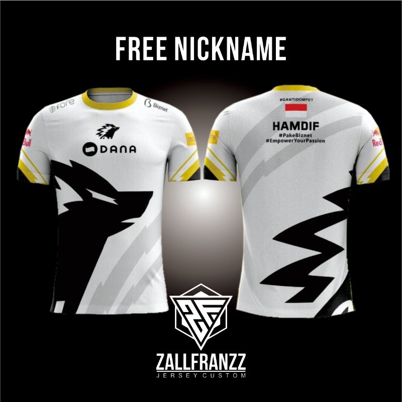Jersey Kaos Gaming ONIC E-SPORT MLBB Free Nickname