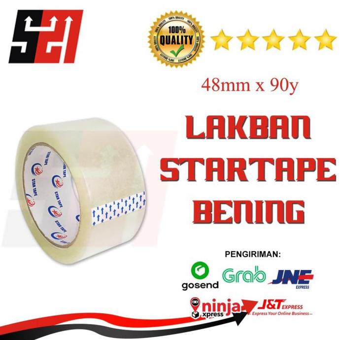 

Cuci Gudang Awal Tahun Lakban Bening Star Tape 48mmx90y Termurah Promo Awal tahun