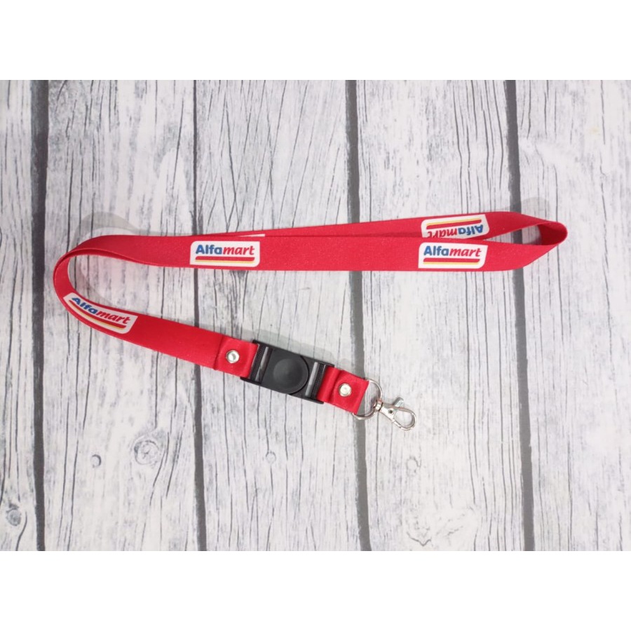 

Lanyard Alfamart Design / Lanyard Custom Alfamart Full Collour Design / Lanyard Alfamart Desain Printing / Lanyard Murah / Surabaya
