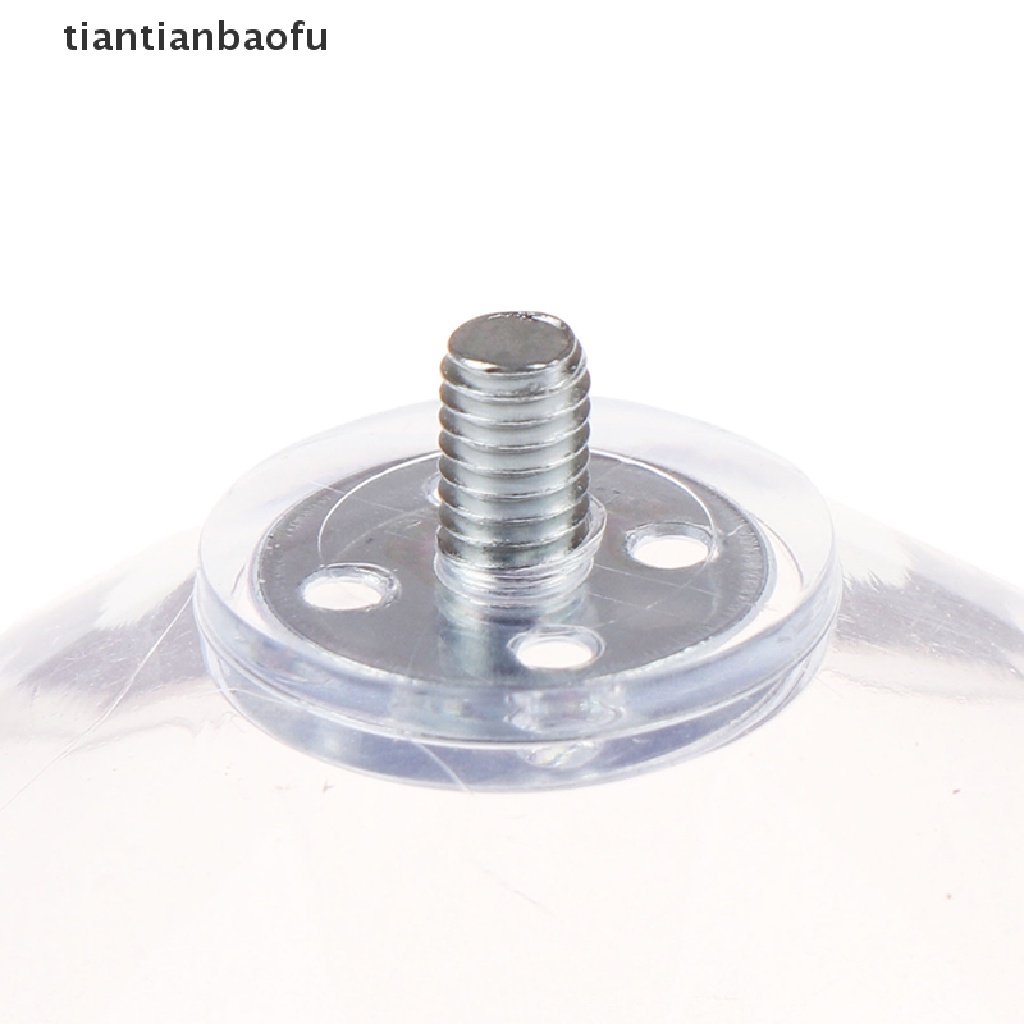 [tiantianbaofu] 10x suction cup Ø 40mm with M4 thread, suction cups, with knurled nut clear Boutique