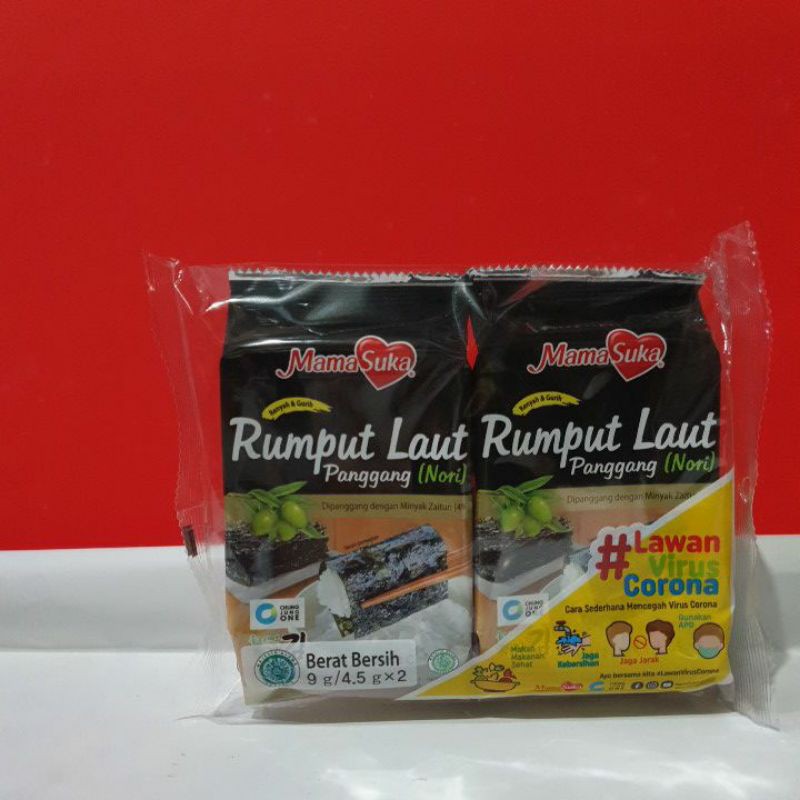 

Mamasuka rumput laut panggang