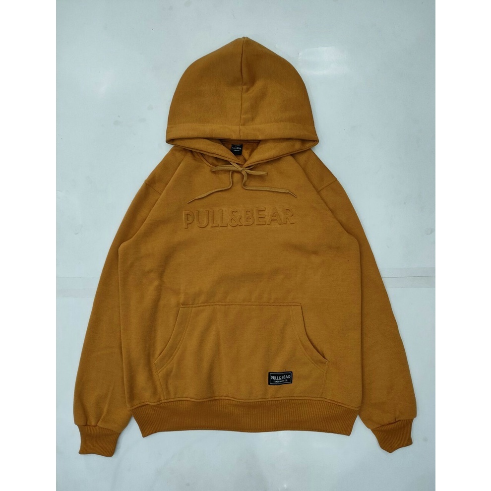 Jaket Pull&amp;Bear Hoodie Mustard Premium | Sweater Pull&amp;Bear | Sweatshirt Pull&amp;Bear | Hoodie P&amp;B | Pull&amp;Bear