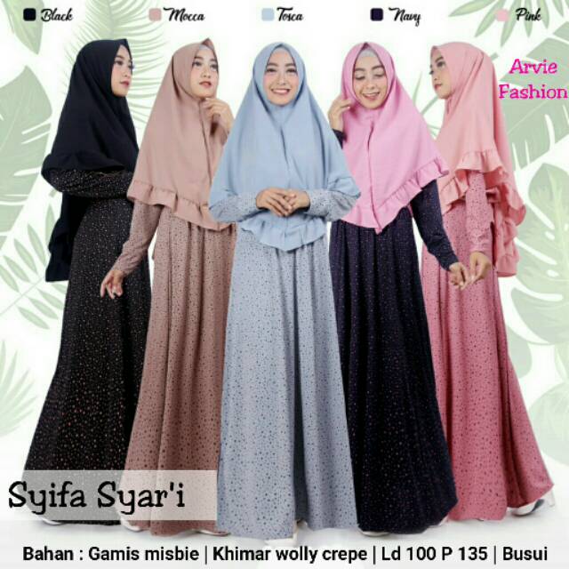 SYIFA - SET GAMIS KHIMAR SYAR'I