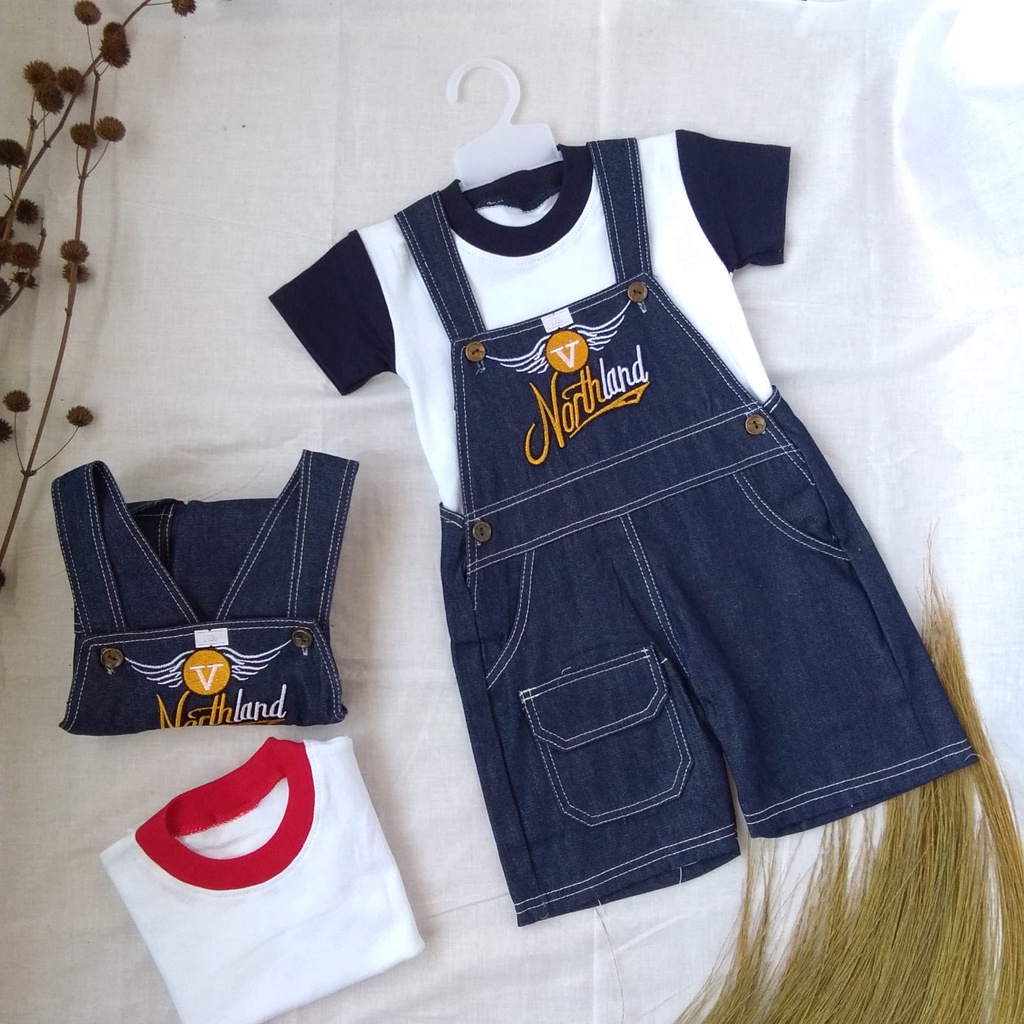 Kodokan Overall Anak Laki Laki Usia 1-2 Tahun Bahan Katun/Baju Anak Lucu
