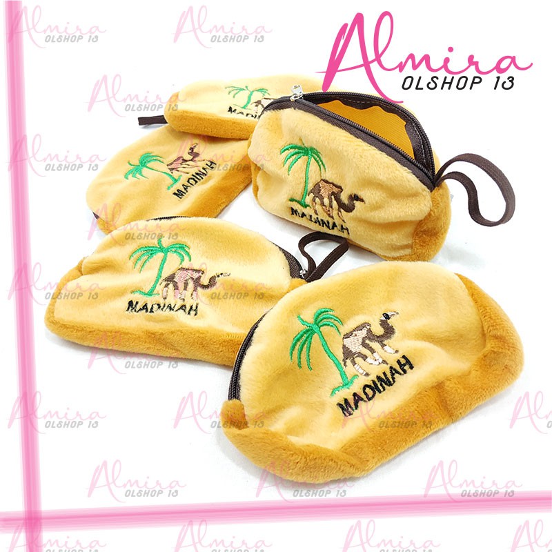 

Dompet Onta Souvenir Resleting 1 Lusin Oleh Oleh Haji dan Umroh