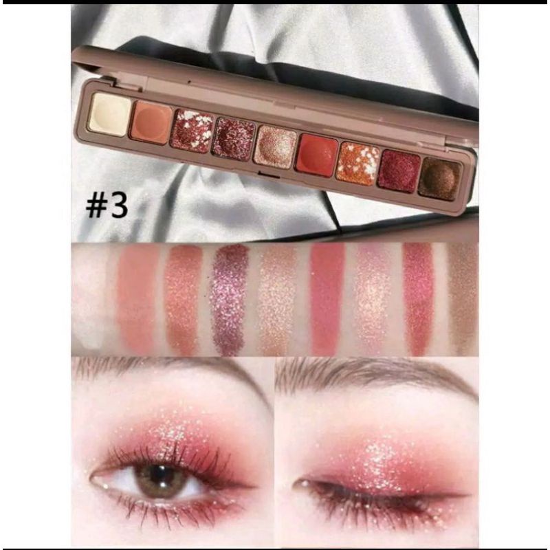 ❤G.A.SHOP❤ LAMEILA EYESHADOW SHIMMER 9 WARNA (PANJANG)