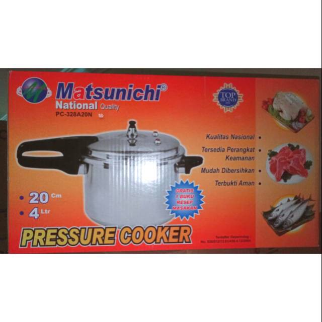 [SUSE] MATSUNICHI NATIONAL PC 328A20N PRESSURE COOKER PANCI PRESTO 20 CM 4 LITER MURAH AWET GARANSI