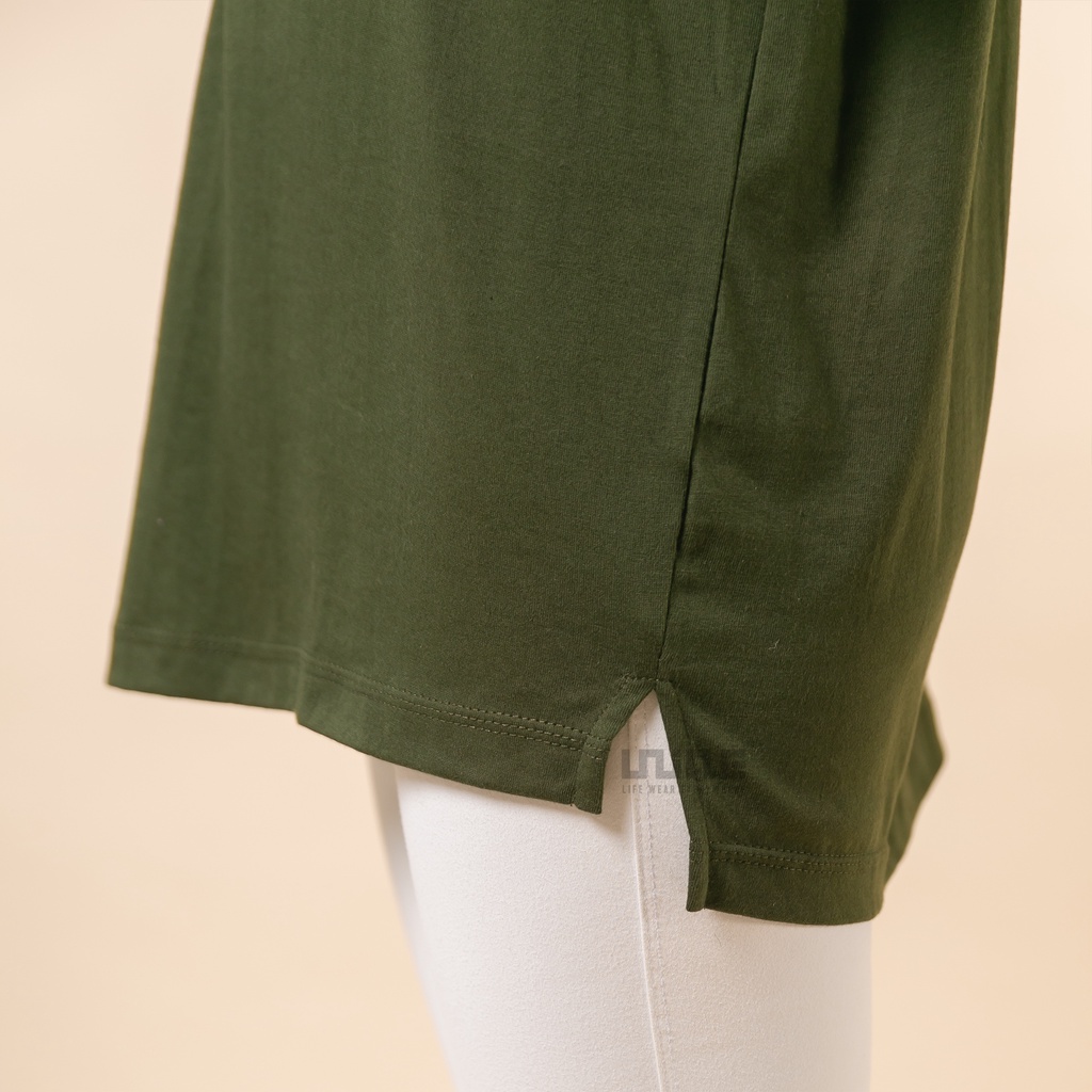 UNIQUE - (Pocket Series) Kaos Oversize Pocket Green Zelena