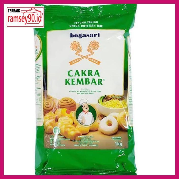 

Rytdhy- Tepung Terigu Bogasari Cakra Kembar Premium 1 Kg 7Utu7T-